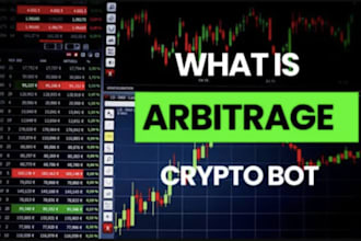 build crypto trading bot, arbitrage bot, trading bot, crypto bot, hft bot