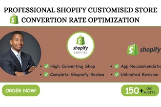 design or redesign your high converting shopify store with cro strategies