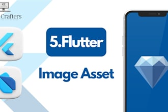 develop a custom flutter mobile app for android and ios with clean UI