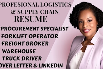 write logistics resume for entry level, warehouse, dispatch and supply chain job