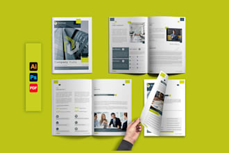 design a modern company profile and brochure