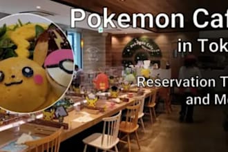 secure your kirby cafe or pokemon cafe reservation in japan