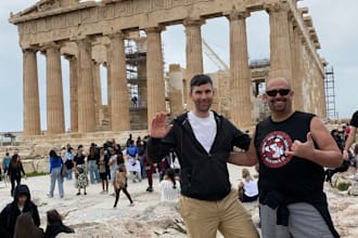 show you around athens esp acropolis and explain why athens developed