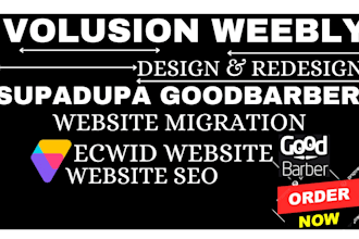 do supadupa weebly volusion to shopify migration and redesign