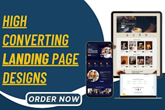 design and optimize landing pages, email marketing funnels for high conversions