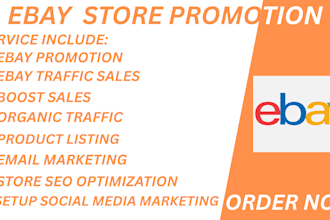 professionally promote your ebay store to boost traffic and sales