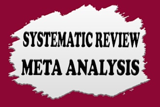 conduct a comprehensive systematic review, meta analysis, spss, prisma guided