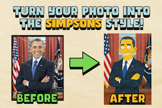 transform your photo into the simpsons style with ai