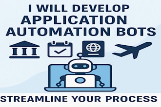 develop embassy bot, bls appointments bot, visa booking bot, flight booking