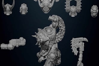 print your tabletop characte,3ddnd character,age ofsigmar,3d figurine,warhammer