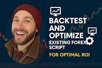 backtest and optimize an existing forex script, expert advisor for optimal ROI