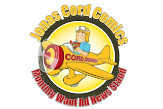 design unique colorful jonas cord comics logo