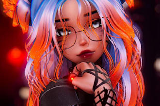 do custom vrchat avatar furry vr character vrc avatar anime 3d model nsfw avatar