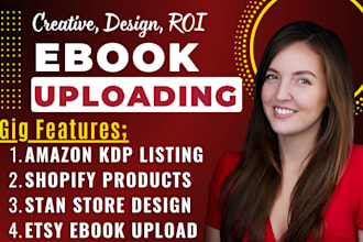 upload your ebook to amazon kdp etsy shopify payhip gumroad ebay stan store