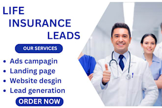 generate life insurance leads health insurance leads final expense landing page
