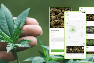 develop marijuana delivery website, alcohol delivery website for your store