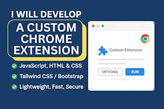 create, edit or fix google chrome extension using javascript