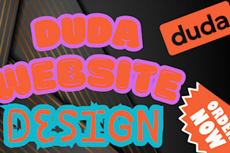 design and develp a website using the duda website builder