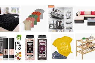 list and upload products on amazon, etsy, ebay, shopify, wayfair and ebay lister