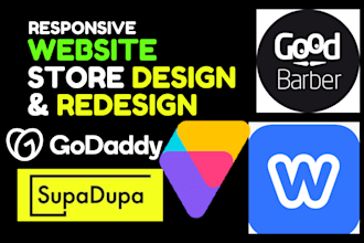 design redesign supadupa godaddy volusion weebly goodbarber ecomerce website