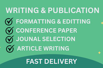 write, published your research in top scopus google scholar indexed journal