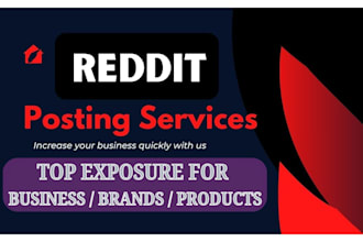 manage reddit post for ai iptv crypto business website ecommerce products sale