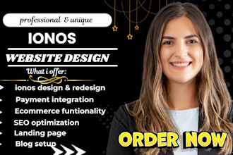 ionos website design, ionos website, redesign ionos website, design ionos, seo