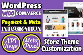 integrate google woocommerce payment meta API wordpress theme customization
