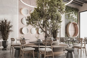 design modern, realistic 3d interior room renders with 3ds max and corona