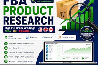 amazon fba product research for high ROI online arbitrage USA ,ca,UK