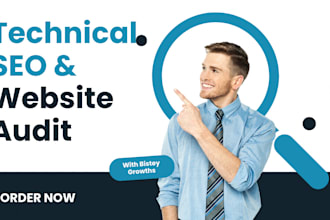 do complete technical  SEO website audit with detailed report