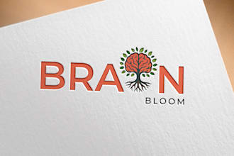 design unique and professional business logo with copyright