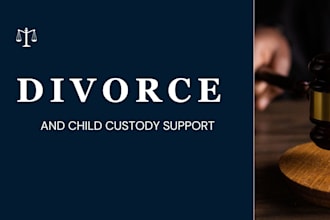 be your divorce coach to help you navigate divorce, child custody with care