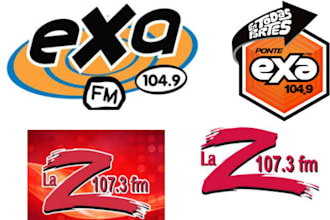 promote your song and airplay on la z107 and exa 104 fm radio mexico