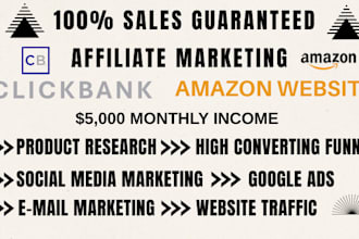 promote money making amazon affiliate website and clickbank affiliate marketing