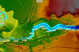 do civil engineering, stormwater flow drainage, grading plan, building drawings