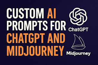 create custom ai prompts for chatgpt midjourney and notion