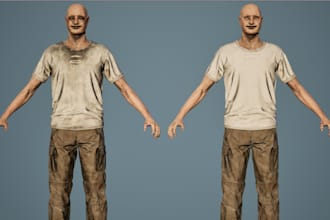 3d character modeling,nsfw,3d print model,pbr texture,daz3d ue5 rig, nsfw model