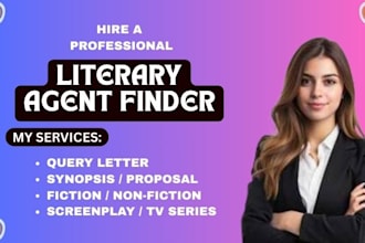 find active literary agent for your manuscript, query letter, synopsis