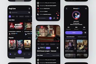 develop a custom live streaming app, video streaming app, or website