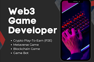 develop nft blockchain games, p2e game, 2d mobile in unity with web3 integration