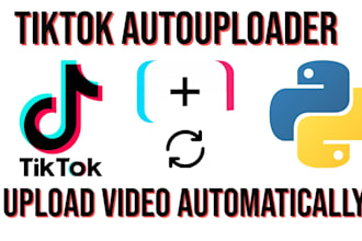 create youtube bot, uploader bot, poster bot, auto login bot, tiktok bot python