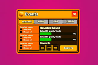 design ui ux designer roblox ui game ui ui animation and roblox script
