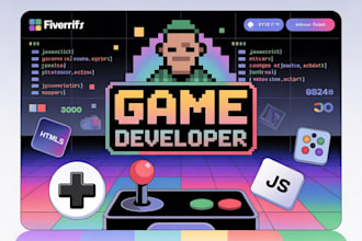 create javascript 2d game or HTML game for website