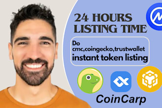 do fast track token listing on cmc and coingecko listing