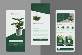 create plant ecommerce app, farmer marketplace app integrate with iot