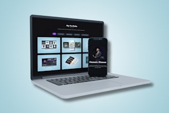 build a responsive personal portfolio website