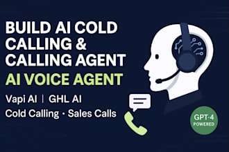 build ai cold calling agent, ai calling agent, ai voice agent, vapi ai,  ghl ai