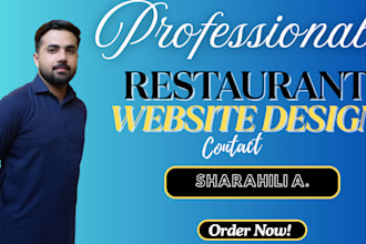 build restaurant website, restaurant menu, catering website, cafe