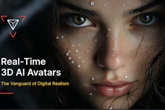 create ai 3d realistic metahuman avatar, ai voice lip sync live streaming avatar